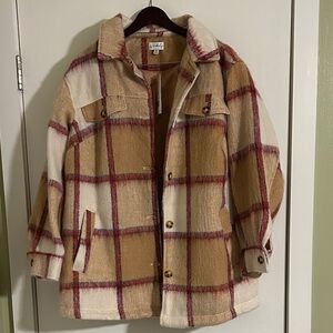 Faux Wool Jacket NEW Women’s 1X